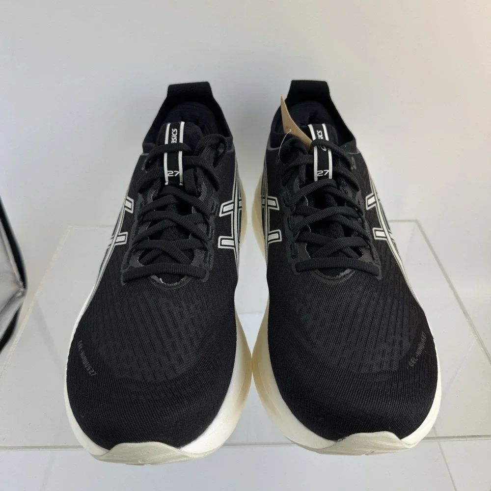 Brand New ASICS Gel Nimbus 27 Black Lake Grey 1011B958 Running Men's Size 8